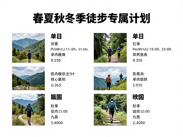 四季徒步的生理节律与核心策略