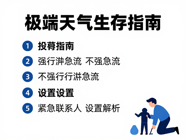 极端天气下的风险评估与行前准备