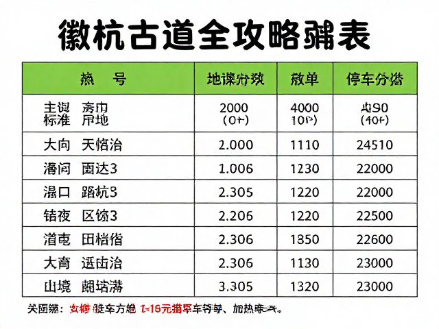 费用明细与物资准备