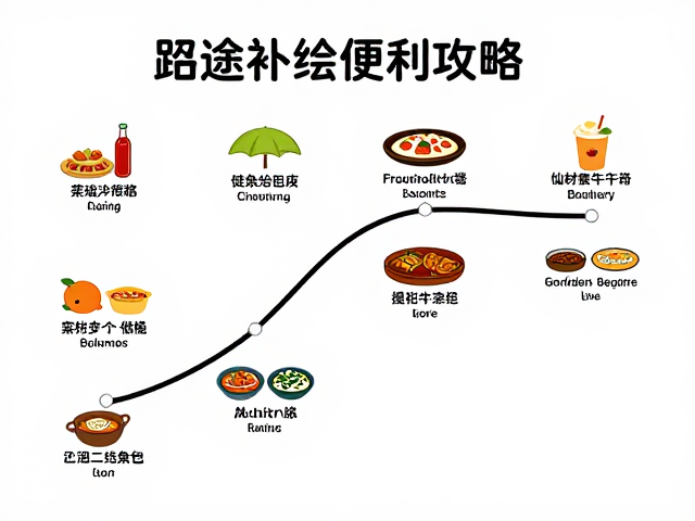 补给站点分布与餐饮建议