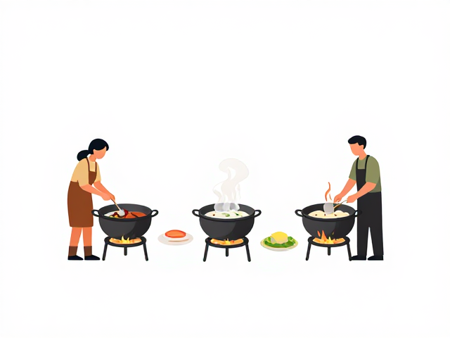 三至四人食材预处理与流程优化