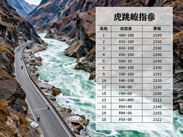 费用明细与预算参考
