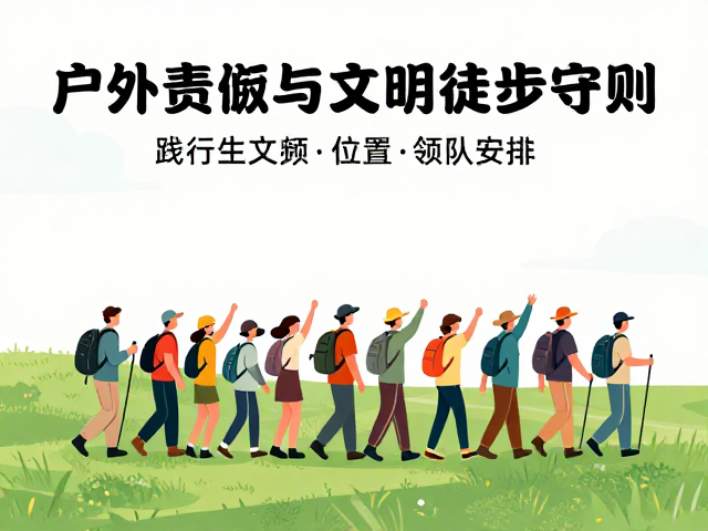 文明徒步的行为规范与社群礼仪
