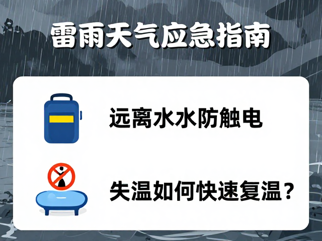 户外应急装备与日常预防准备