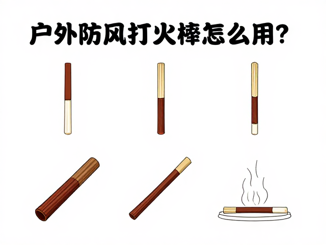 标准点火手法与火绒处理技巧