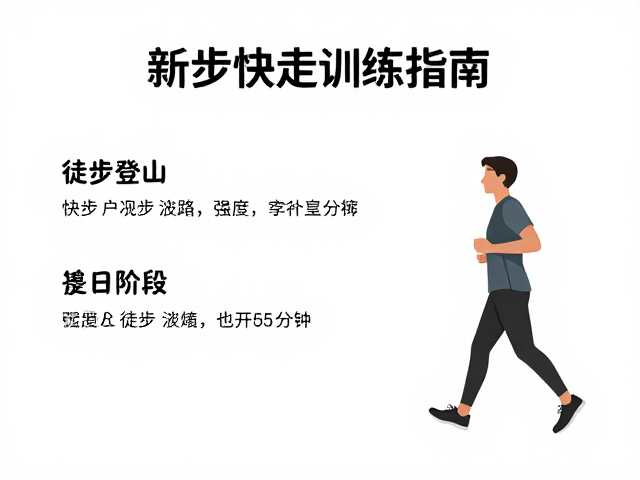每周快走训练指南:第二阶段强度与负重引入