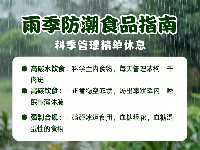 高碳水饮食在雨季的摄入策略与血糖稳定