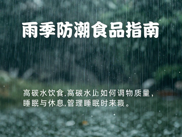 雨季环境对人体代谢与睡眠节律的生理影响