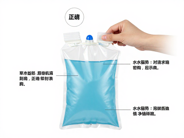 水袋的正确装填与密封检查