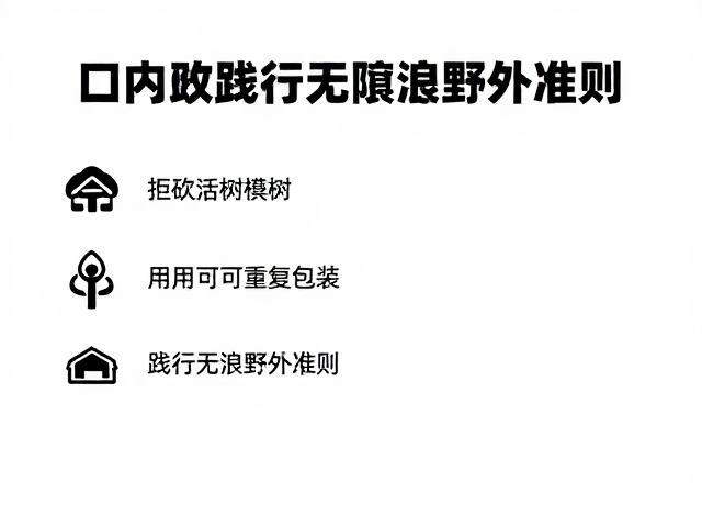 尊重自然生态,拒绝破坏植被资源