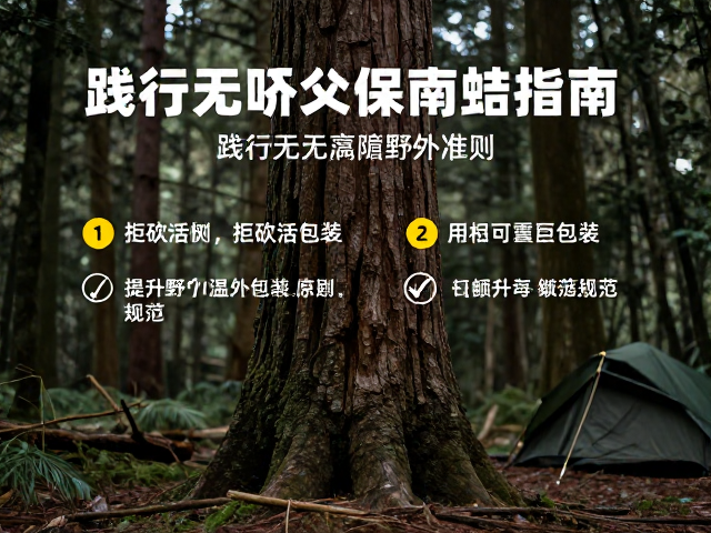 践行无痕准则,提升野外行为规范