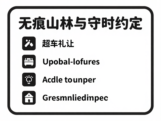 无痕山林:行前准备与垃圾管理