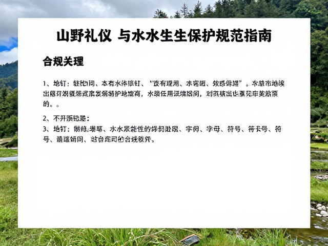 水源保护的基本定义与敏感区域识别