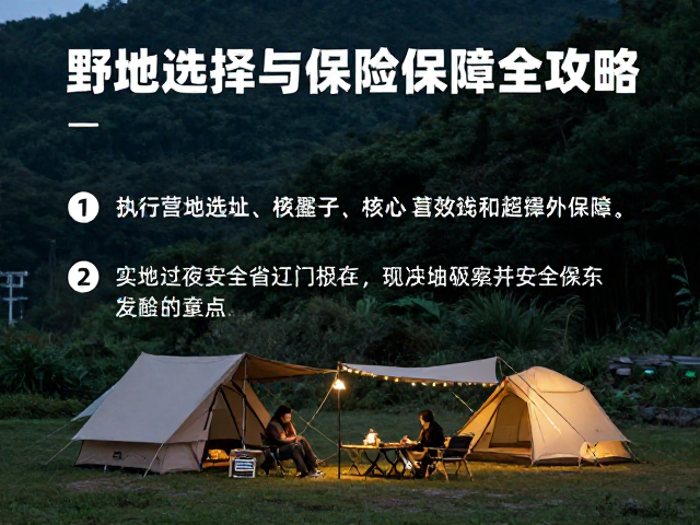野营过夜重装必备，营地选择与保险保障全攻略