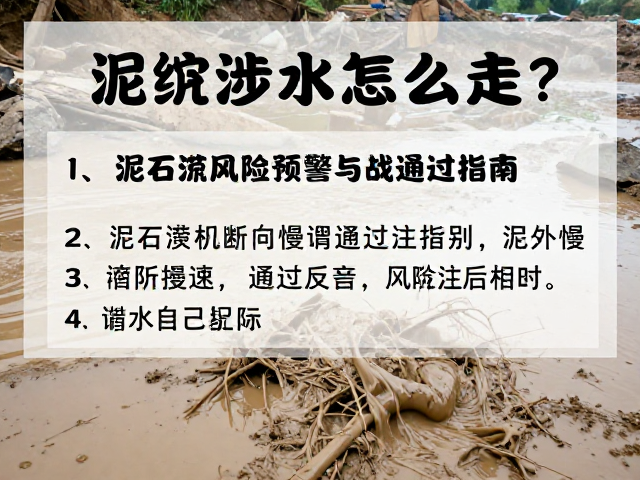 泥泞涉水的前置判断与风险识别