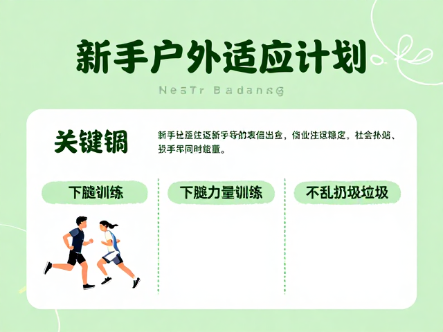 新手户外适应计划:下肢力量训练与不乱扔垃圾指南