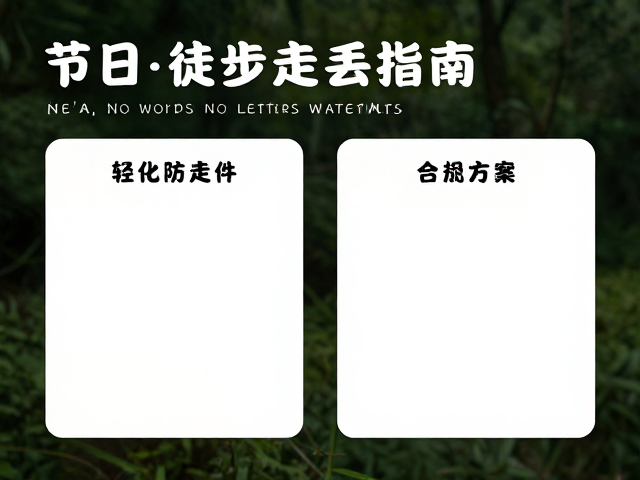 基础防走丢的数字化与物理备份方案