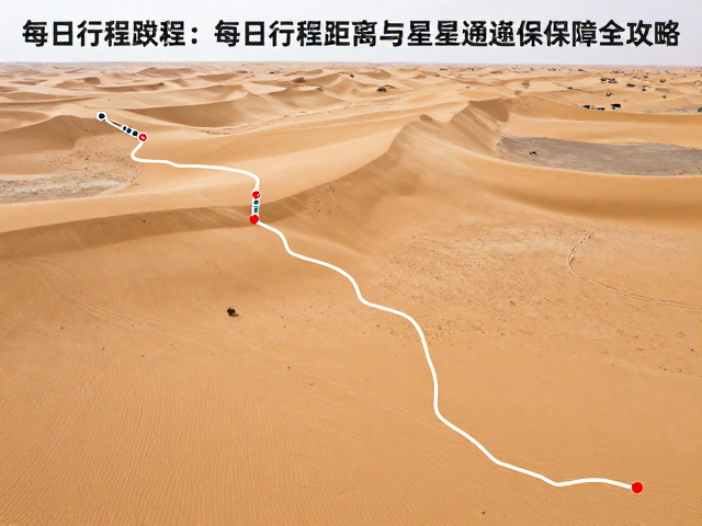 沙漠戈壁穿越路线，每日行程距离与卫星通信保障全攻略