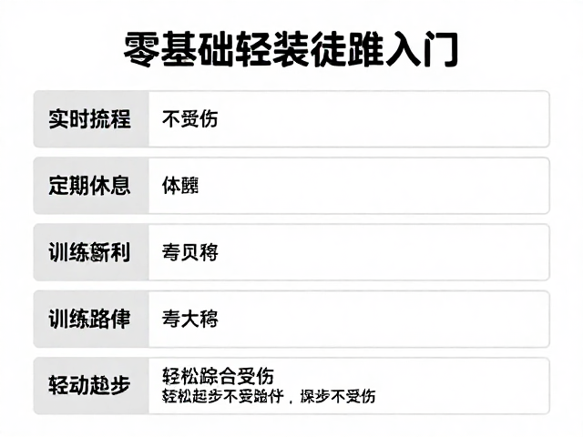 渐进式体能训练与节奏建立
