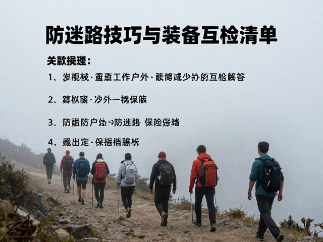 雾天户外行进的核心防迷路策略