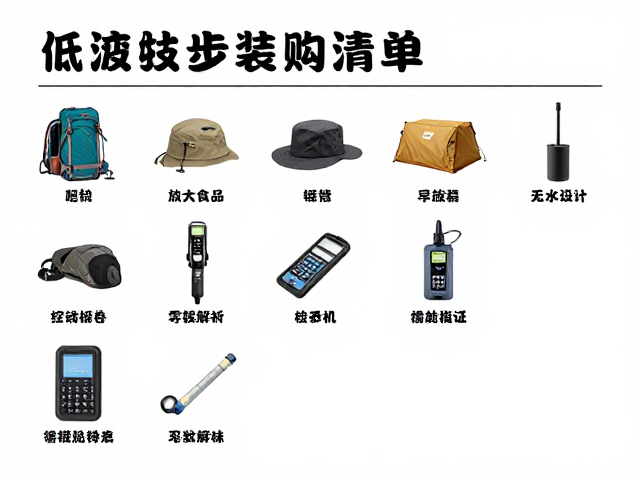 导航通讯与照明辅助工具的配置