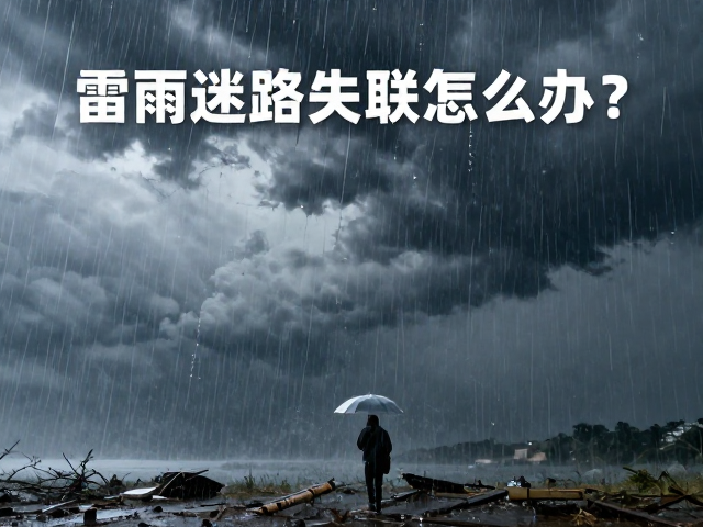 雷雨迷路失联怎么办？迅速安排阴凉休息等待救援