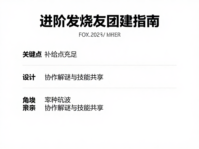 核心玩法设计：协作解谜与技能共享