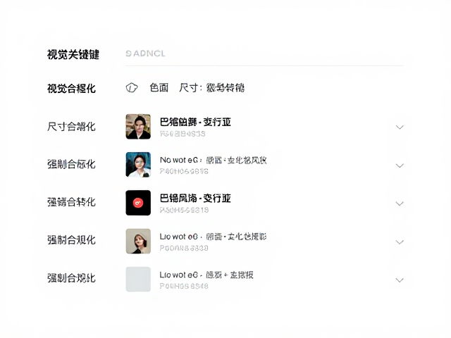 技术参数标准化与多端适配策略