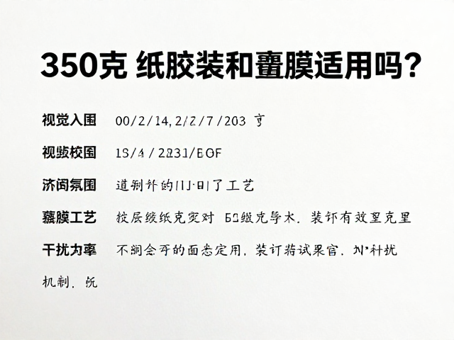 覆膜工艺对胶装效果的干扰机制
