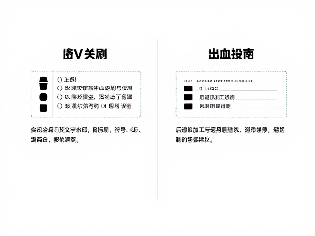 后道加工与适用场景建议
