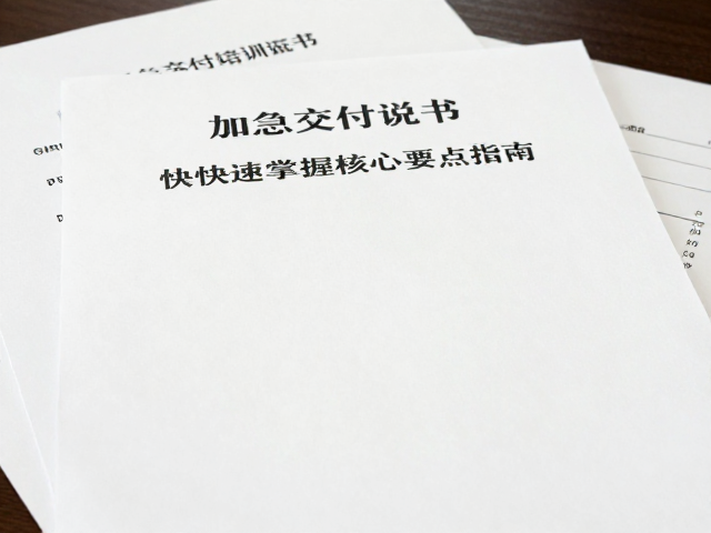加急场景下的文档交付与培训启动策略