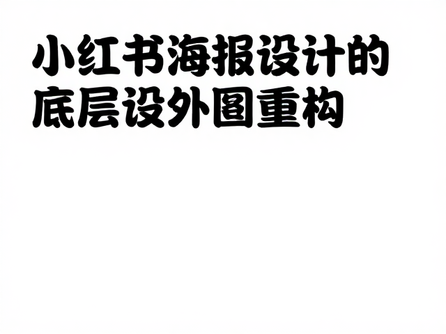 从外包依赖到AI提效：小红书海报设计的底层逻辑重构