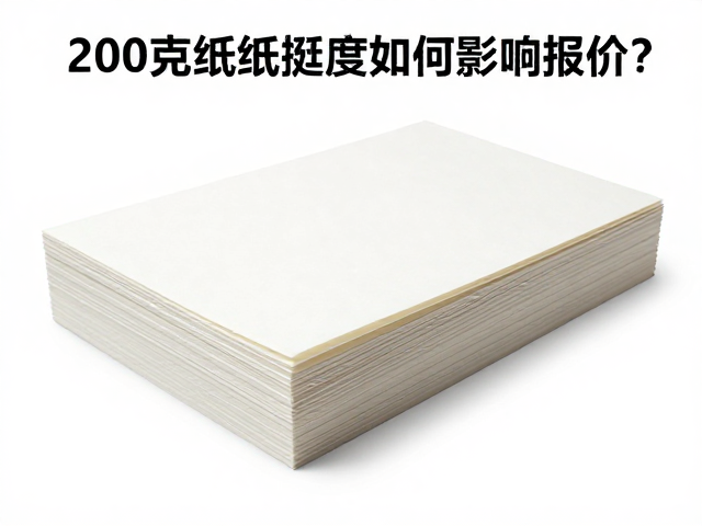 纸张挺度对报价的核心影响机制