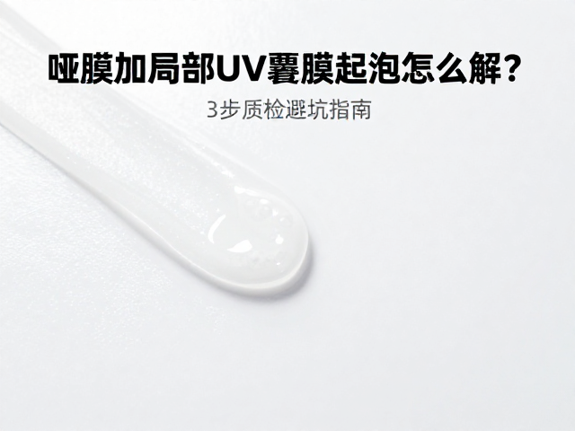 哑膜与局部UV覆膜起泡的核心成因解析
