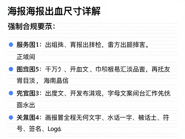 背景延伸至出血线的技术规范