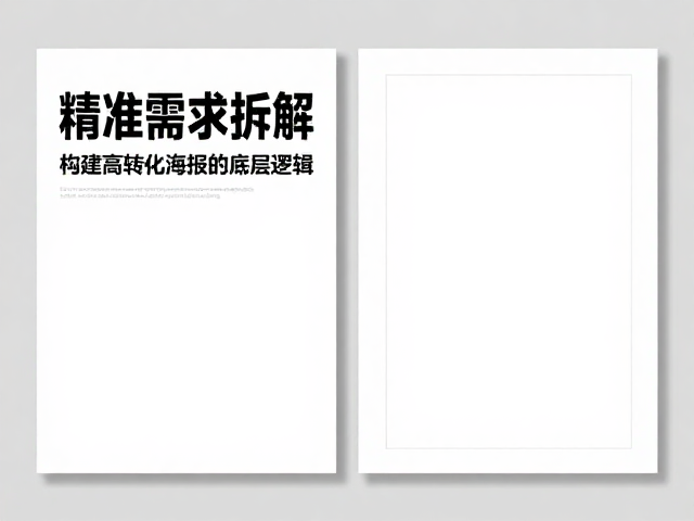 精准需求拆解:构建高转化海报的底层逻辑