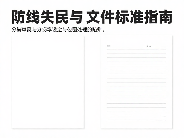 分辨率设定与位图处理的陷阱