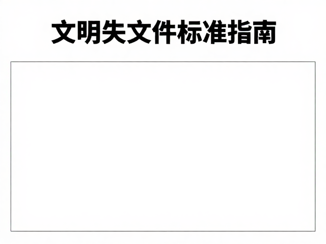 文件格式标准与交付规范