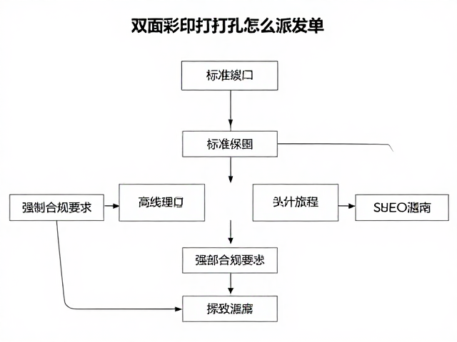 构建标准化的双面彩印打孔派单流程