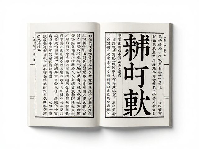 古籍字体与现代排版的技术融合