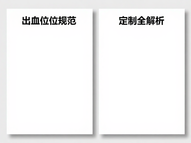 印刷出血位规范与技术参数解析