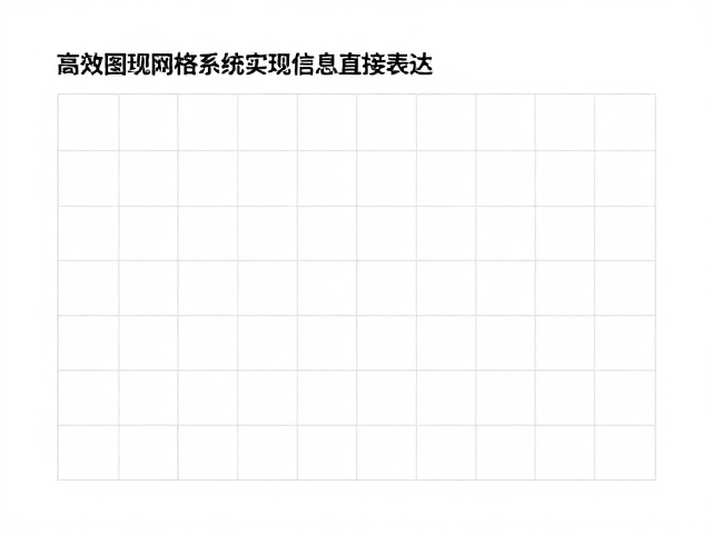 网格系统的核心逻辑与版面秩序