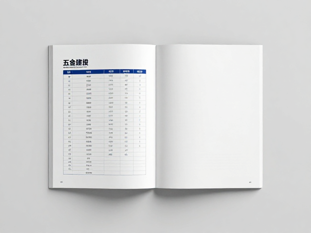 五金建材画册设计的视觉逻辑与核心要素