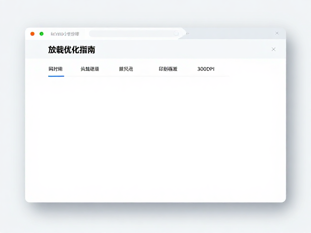 网页加载性能与视觉质量的平衡逻辑