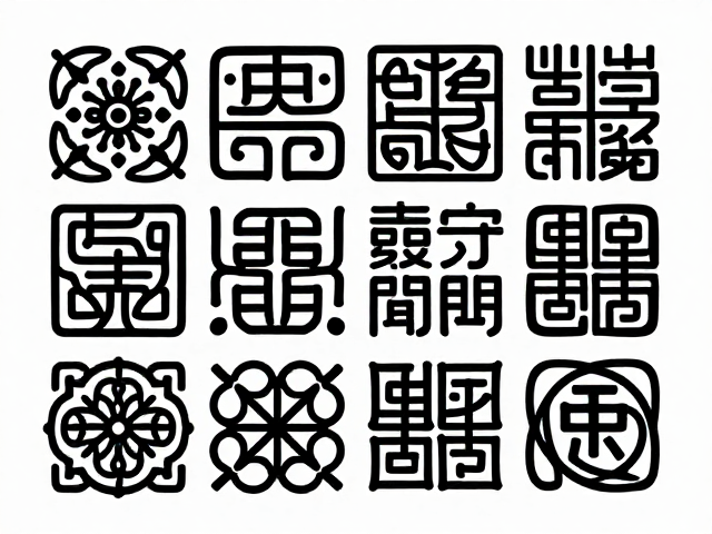 纹样解构与字形重组的视觉逻辑
