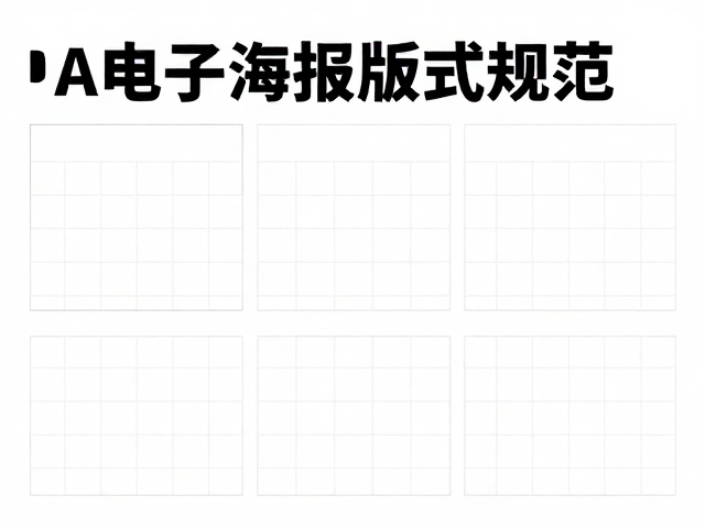 A3电子海报版式规范与网格系统