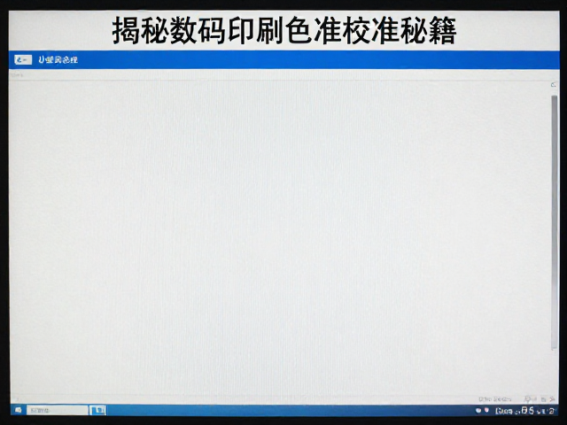 标准化测试工具与数据化校准流程