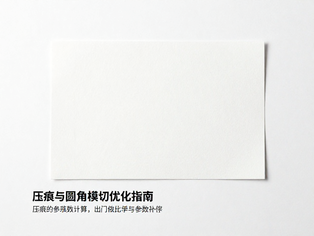 压痕工艺的参数计算与线性补偿