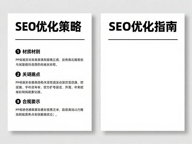 SEO优化策略与关键词布局逻辑