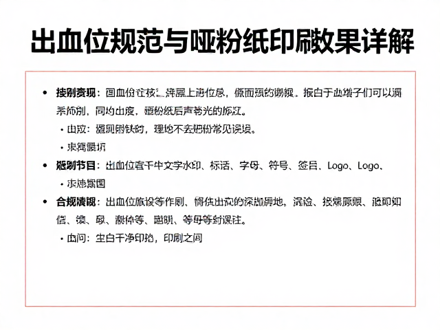 出血位设定的核心逻辑与常见误区